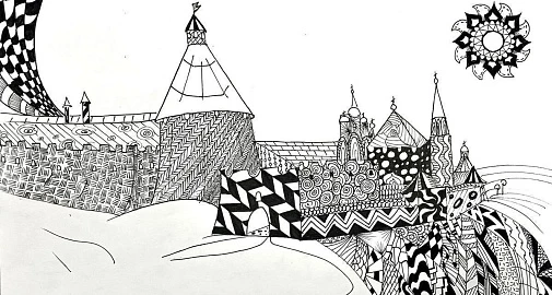 Выставка детских работ «В некотором царстве, в музейном государстве»