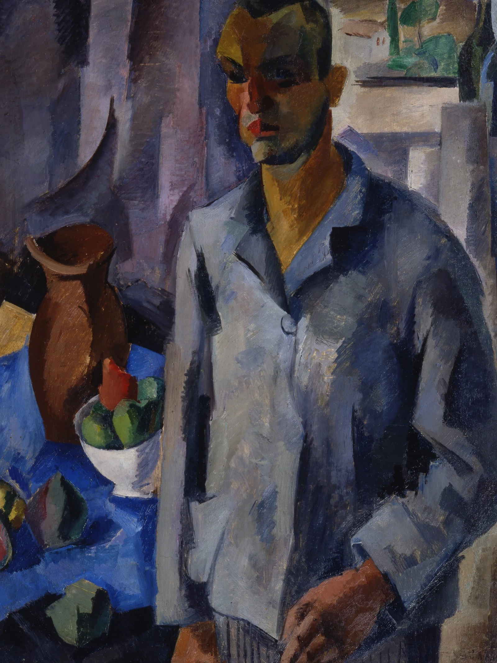 Роберт Фальк. Автопортрет. 1916. Саратовский государственный художественный музей имени А.Н. Радищева.