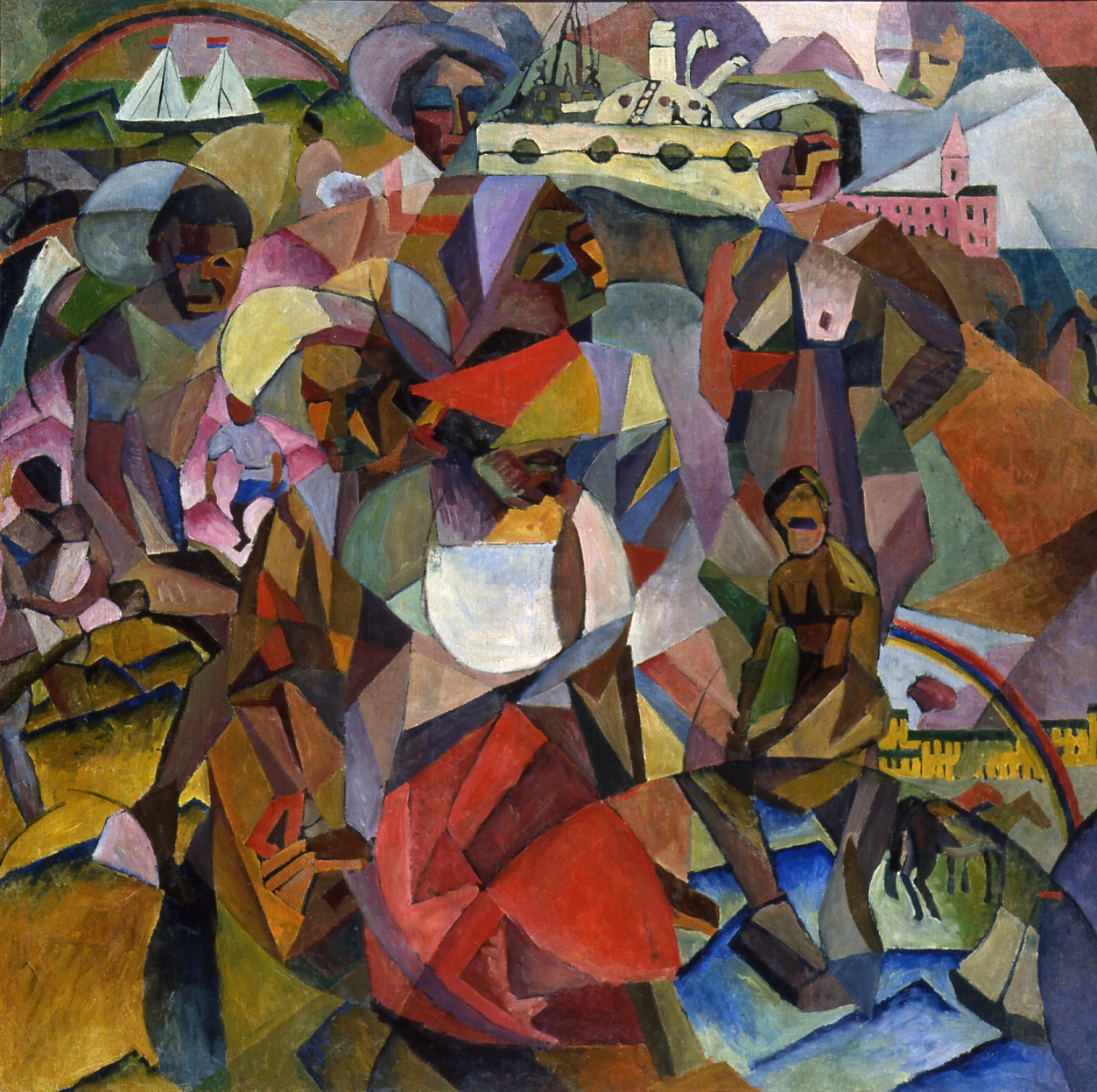 Аристарх Лентулов. Портрет М.П. Лентуловой. 1912. Приморская государственная картинная галерея.