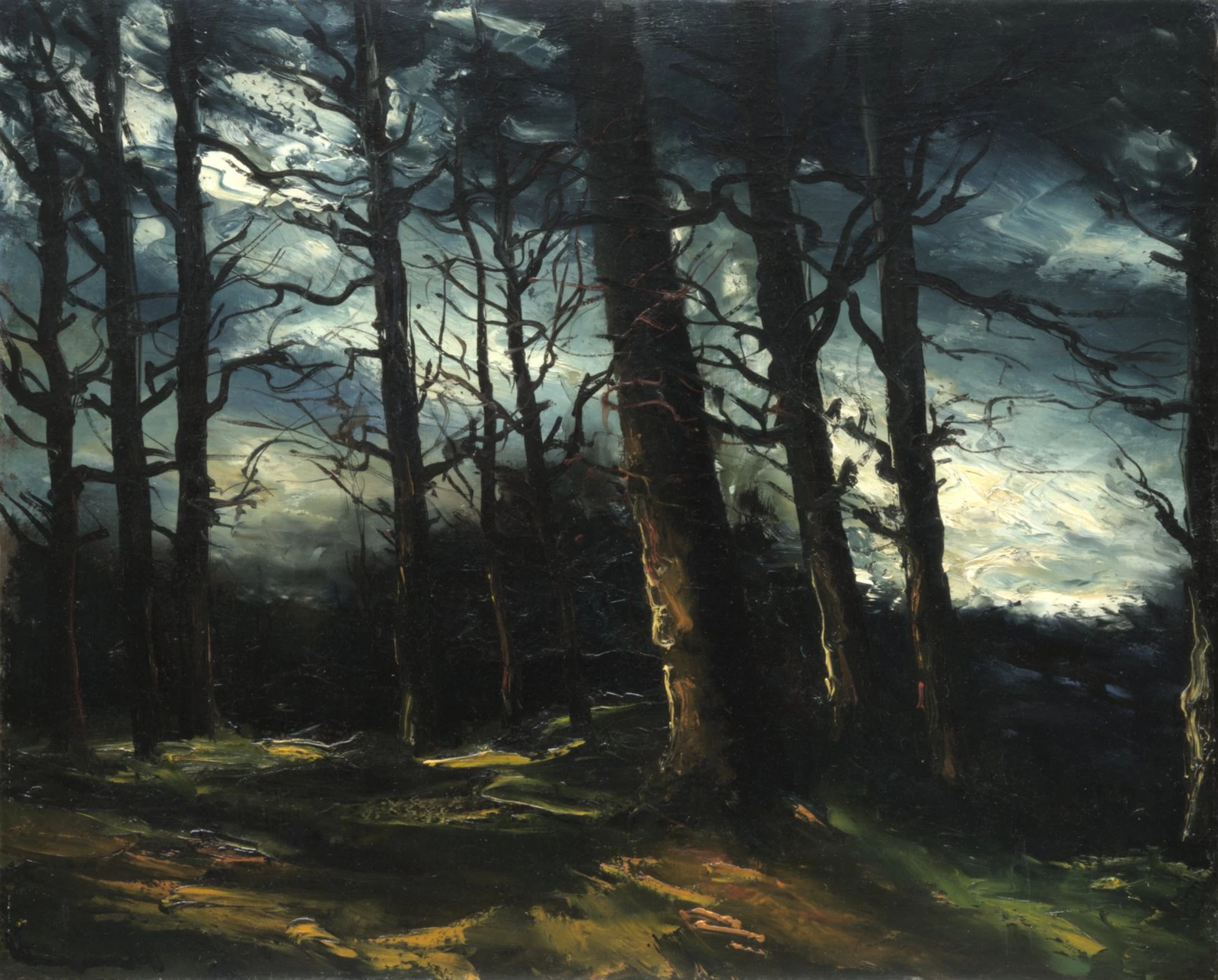 Морис де Вламинк (1876–1958)  В лесу. 1910-е (?) Холст, масло.