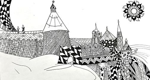 Выставка детских работ «В некотором царстве, в музейном государстве»