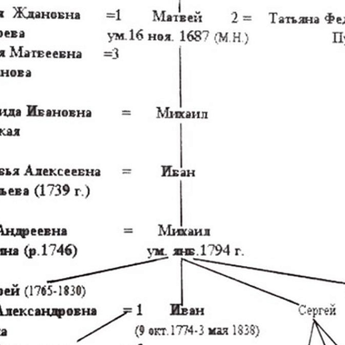 Генеалогические находки в фонде «Князья Щетинины и Оболенские» (Крючкова М.А.)
