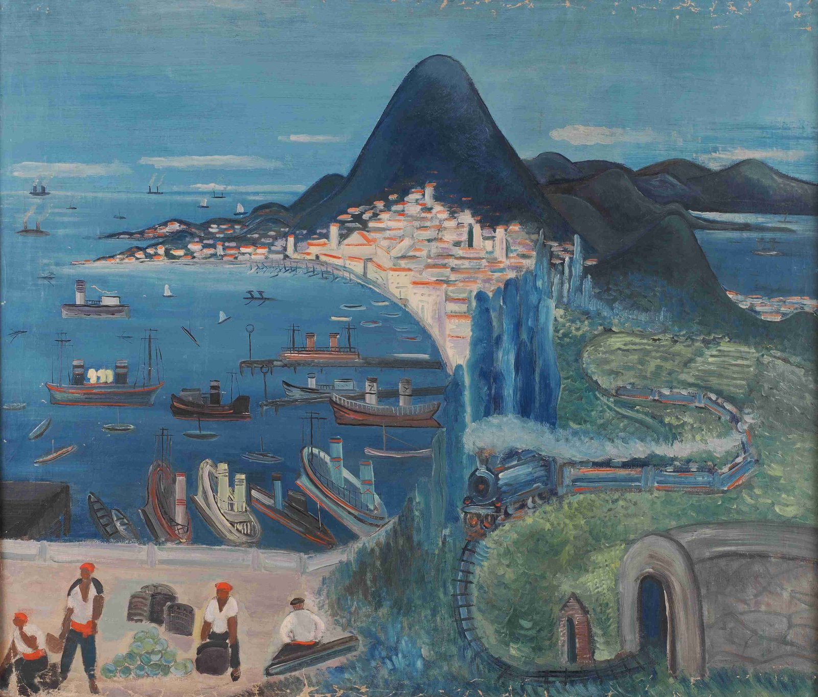 Людмила Бакулина. «Батум». 1930-е.  © ГМИ Каракалпакстана им. И. В. Савицкого