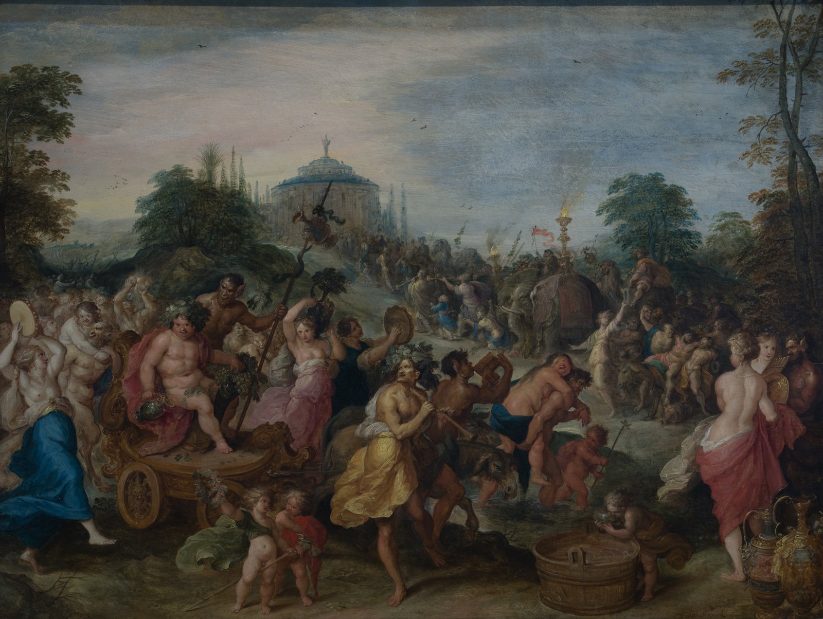 Франс Франкен Младший.Триумф Вакха.Тульский музей изобразительных искусств 