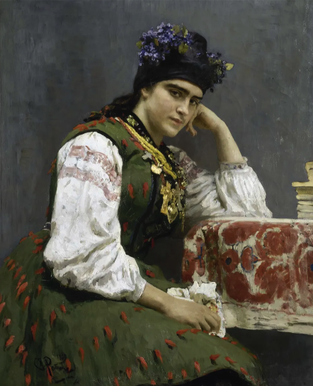 Илья Репин. Портрет Софьи Михайловны Драгомировой (1871–1953), в замужестве Лукомской. 1889 © Государственный Русский музей