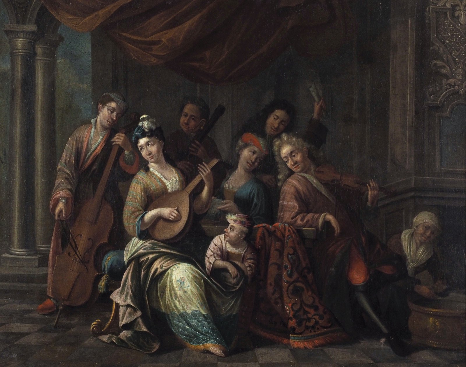 Ян Карел Вирпейль. Общество на террасе. Музей «Новый Иерусалим»