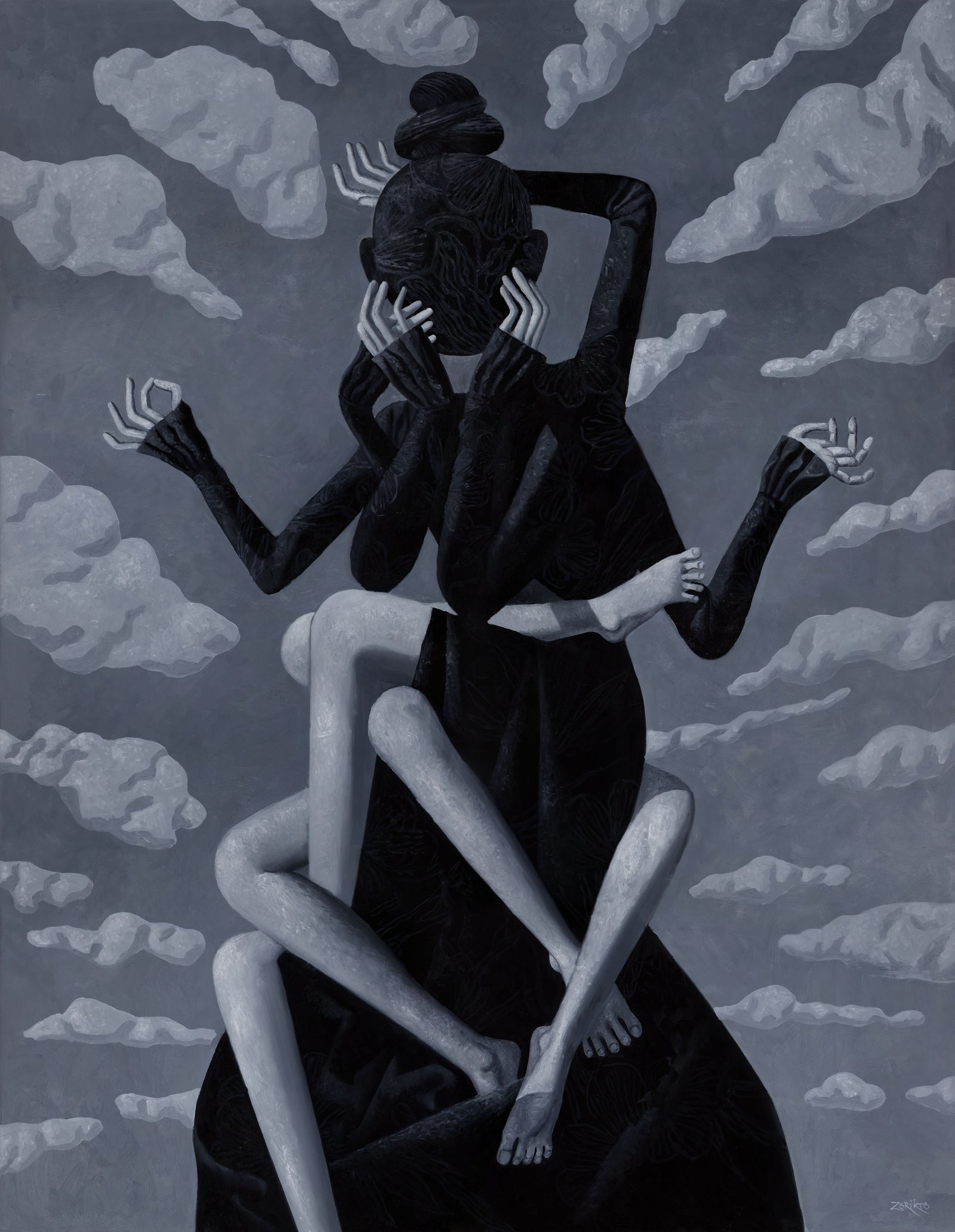 Зорикто Доржиев Ваджра-панк 2023 © Зорикто Доржиев. Галерея «Ханхалаев».