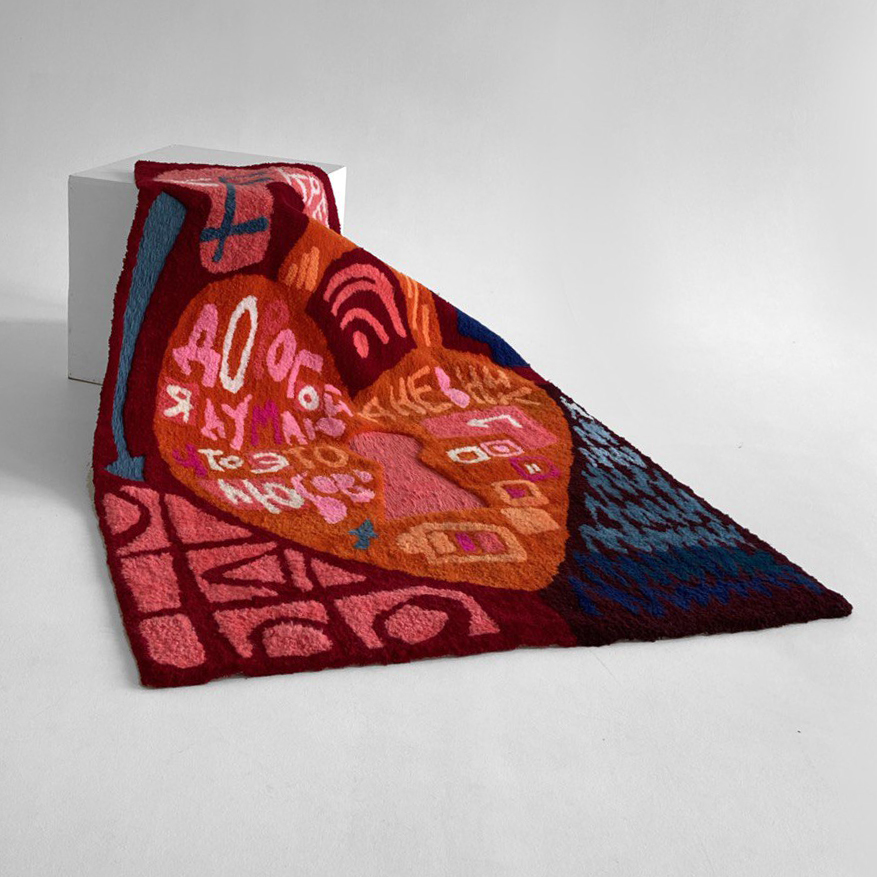 Ковер из коллекция тафтинговых ковров «Двухтысячные» Ульяна Ёлкина © Всероссийский музей декоративного искусства