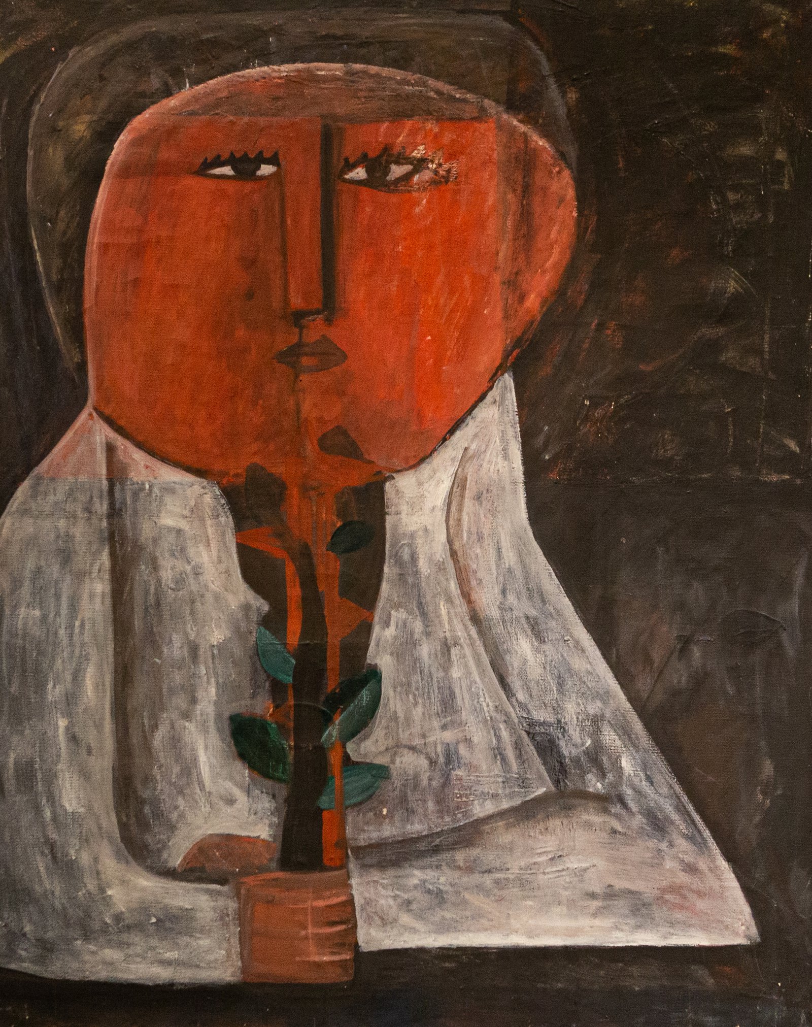 Лев Тюленев (1929–2007). Человек с веткой. 1967  