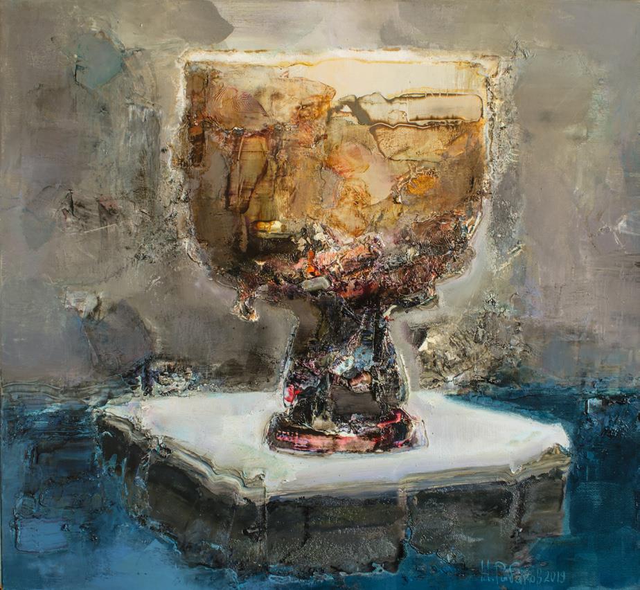 Н.И. Рыбаков. Чаша на бирюзовом. 2019